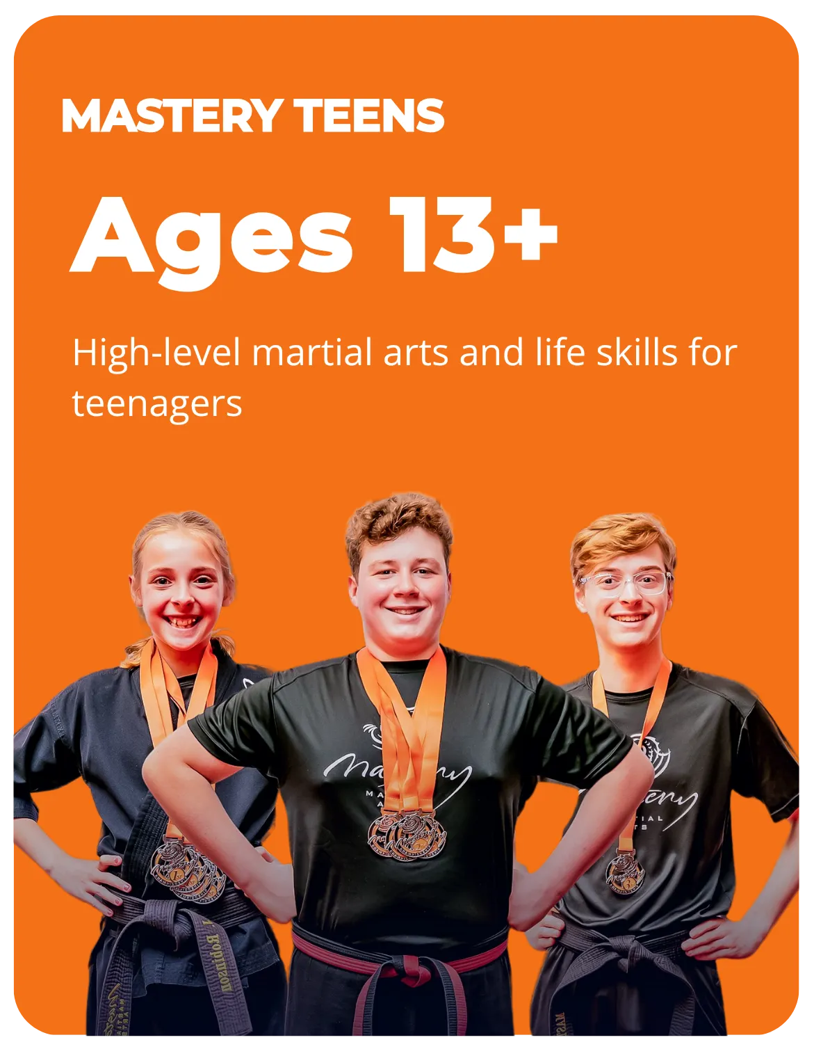 Mastery Teens Karate Ages 13+