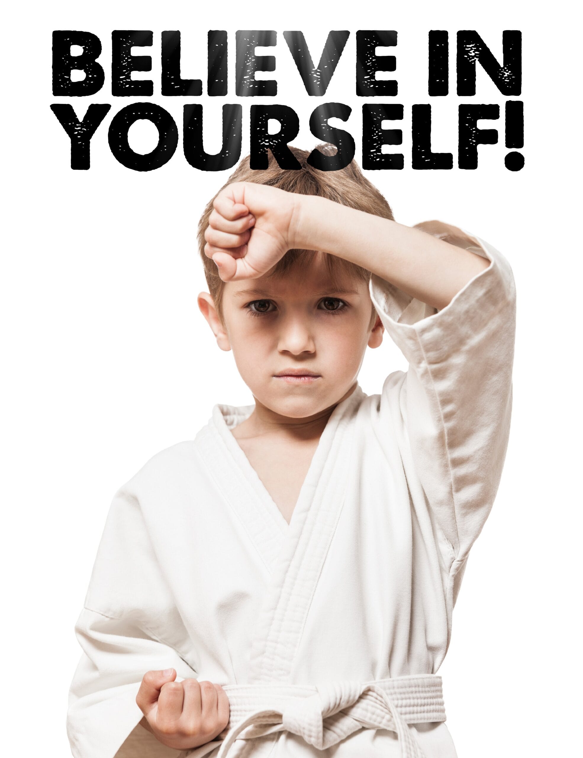 belief life skill for children - YES I CAN attitude in martial arts class