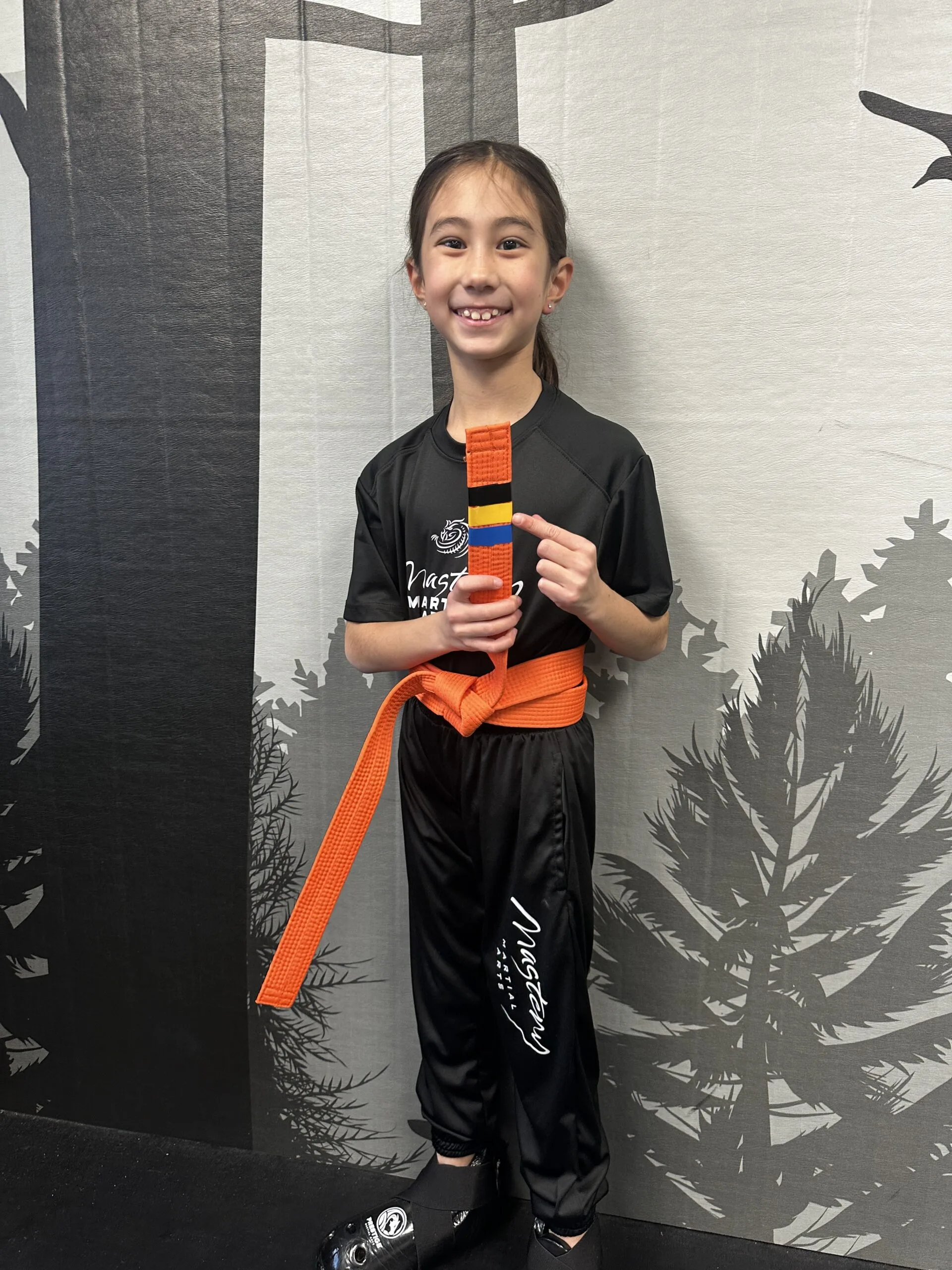 Kids karate student at Mastery Martial Arts in Troy MI, near Clawson