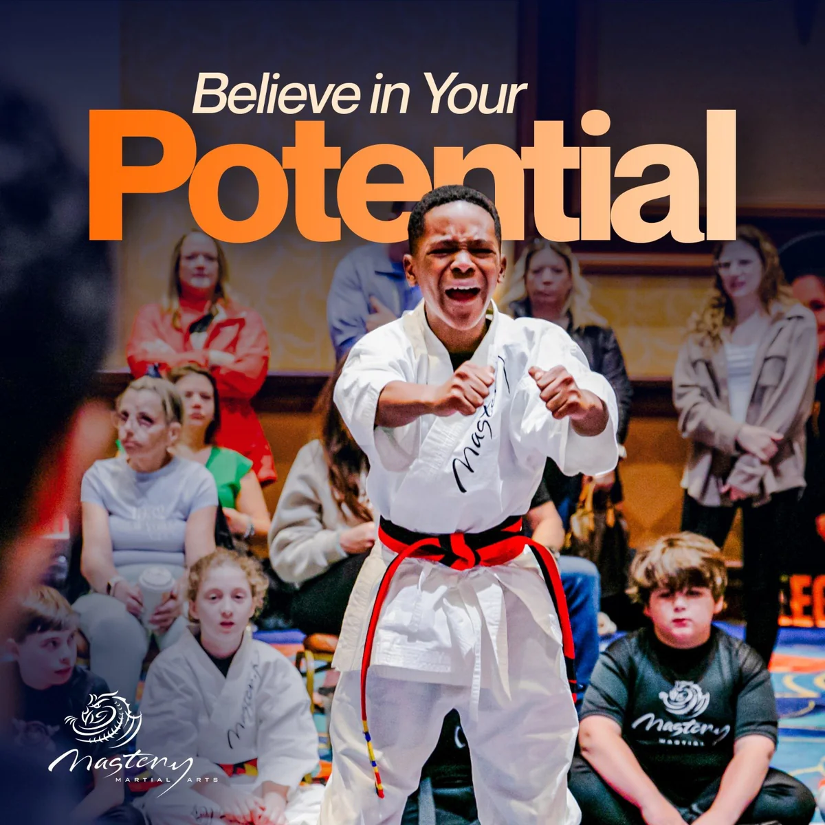 Mastery Legacy Program student believing in their potential at Mastery Martial Arts Troy MI