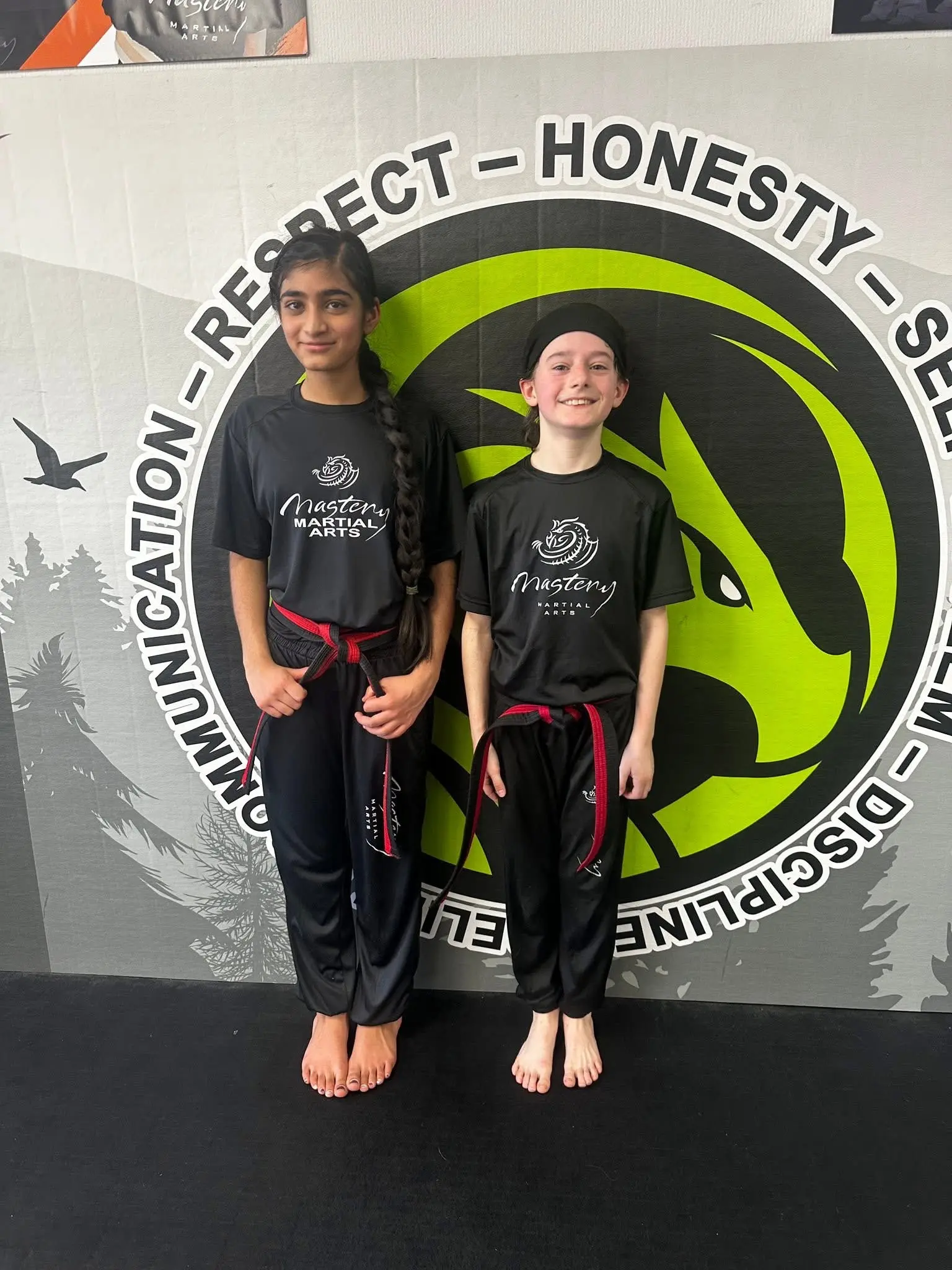 Black Belt Story – Avi Braun 5 Avi Braun training with intensity during sparring match in karate class